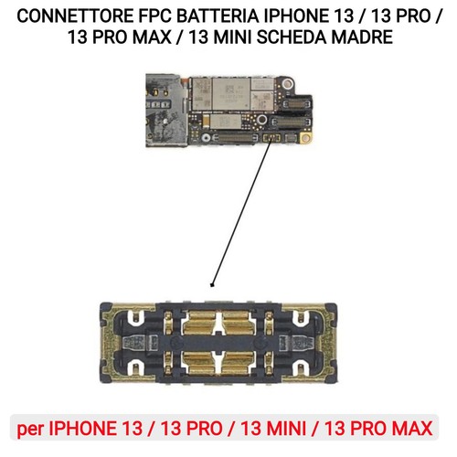 Connettore fpc batteria - connettore, iphone