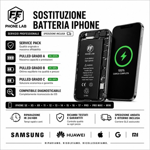Sostituzione batteria iphone - sostituzione,